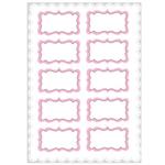 Stickers plancha Love rosa 10s 1u