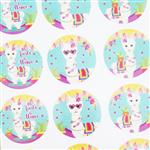 Stickers red. plancha LLama 12s 1u