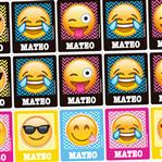 Stickers rectangulares Emoticones 15u Pers
