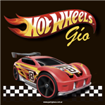 Stickers cuad. Hot Wheels 16u Pers