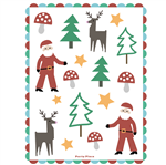 Stickers plancha Festive surtidas 1u