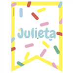 Stickers grandes Candys 16u. Pers.