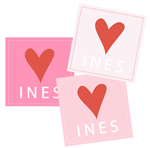Stickers cuad. LOVE PARTY 16u Pers