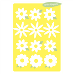 Stickers plancha Margaritas 12s 1u