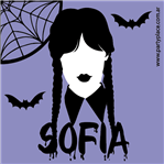 Stickers cuad. Merlina 15u. Pers