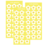 Stickers en planchitas Margaritas 6u