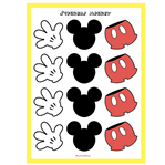 Stickers plancha Mickey 12s