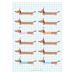 Stickers plancha Salchicha  1u