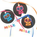 Tarjetitas dobles con cinta Coco 16u Pers
