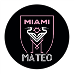 Tarjetitas redondas Futbol Inter Miami 20u Pers