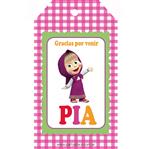 Tarjetas largas con cinta Masha y el Oso 24u Pers