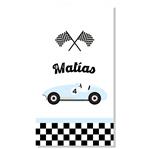 Tarjetas rectangulares Autitos Vintage 20u Pers