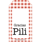 Tarjetas largas con cinta Pic Nic 24u Pers