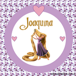 Tarjetitas Rapunzel 20u Pers