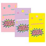 Tarjetas largas con cinta Super Chica 20u Pers