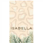 Tarjetas largas con cinta dorada Safari Glam doradas 12u