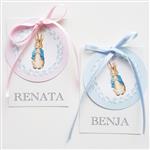 Tarjetitas dobles con cinta Peter Rabbit 16u Pers