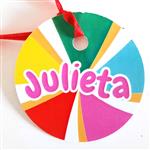Tarjetitas redondas Candys 20u Pers