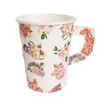 Tazas de papel Flowery 6u