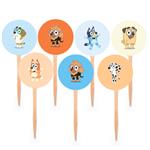 Toppers Bluey y amigos 12u