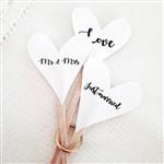 Toppers formitas corazon mix Boda 12u