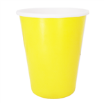 Vaso liso amarillo 6u
