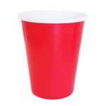 Vaso liso rojo 6u