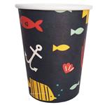 Vaso fondo del mar con iris 10u