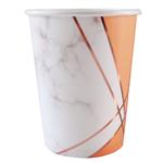Vaso Geometric salmon y marmol 6u
