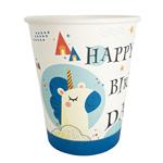 Vaso Unicornio Happy Birthday 10u