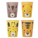 Vasos animalitos Safari 8u