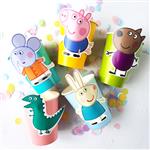 Vasos aplique Peppa Pig 6u