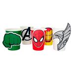 Vasos aplique Avengers marvel 6u