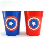 Vasos Capitan America 6u