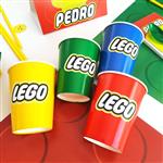 Vasos Lego 6u