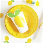 Vasos aplique Limones 6u