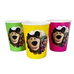 Vasos Masha y el Oso 10u