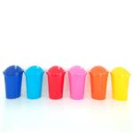 Vasos Milk Shake sorbete colores pack 6u