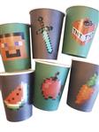 Vasos Minecraft 6u