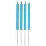 Velas de gibré mediana celeste 4u