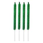 Velas de gibré mediana verde 4u