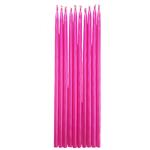 Velas perladas fucsias 10u