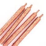 Velas de gibré medianas rose gold 4u