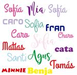 Vinilo Grande para pared (elegí la tipografía y color)