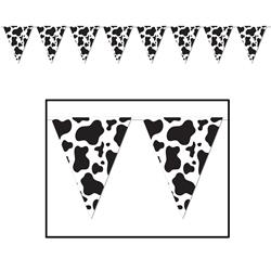 Banderín triángulos vaca