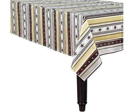 Mantel imp Star negro y dorado