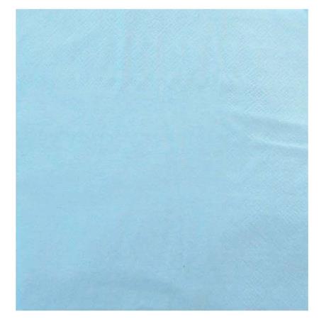 Servilleta lisa gde. celeste 20u