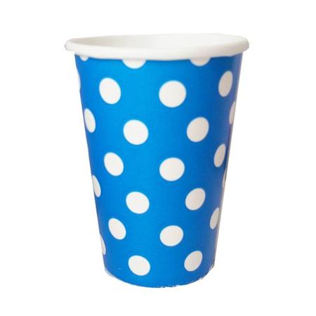 Vaso lunares turquesa 8u