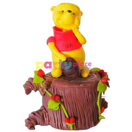 Adorno porcelana Pooh en arbol