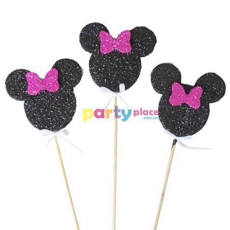 Pinche telgopor y gibré para torta Minnie 1u